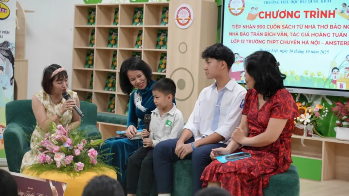 Lan tỏa tình yêu sách, thơ ca tới học sinh tiểu học